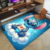 Stitch'S Envelope Adventure Carpet For Playroom Bedroom Living Room Sofa Home Decorkids Game Area Rug Nonslip Floor Mat