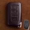 Genuine Leather Car Key Fob Case Cover For Lexus RC LX IS GS RX ES NX LS RC300