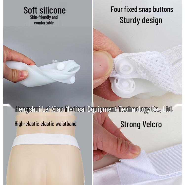 Leakproof Silicone Urine Collector for Men and Women - Ideal for Elderly, Bedridden, or Paralyzed Individuals.