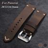 Оригинальный кожаный ремешок-браслет для часов Panerai PAM111 441 Винтажный матовый ремешок для часов для женщин и мужчин 20 мм 22 мм 24 мм 26 мм Наручный ремешок