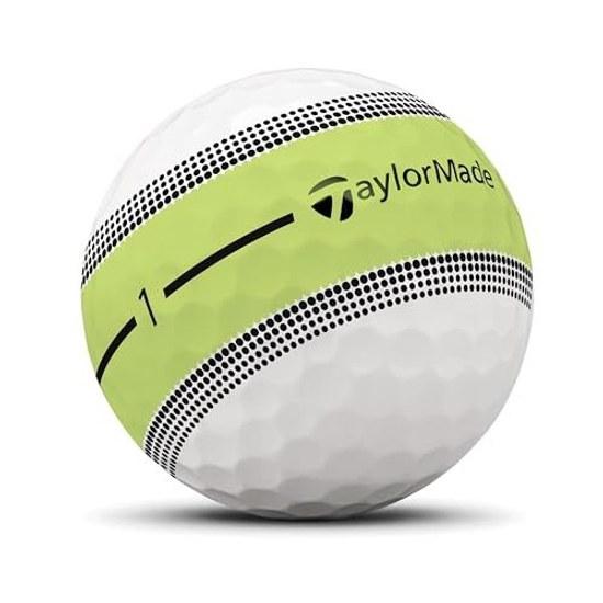 Taylor Made Golf Ball TMJ25 Tour Resp Stripe Neon Yellow JPN dz Response