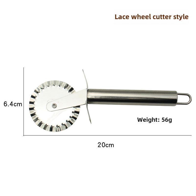 Двойной нож для пиццы из нержавеющей стали и гаджет для выпечки сыра