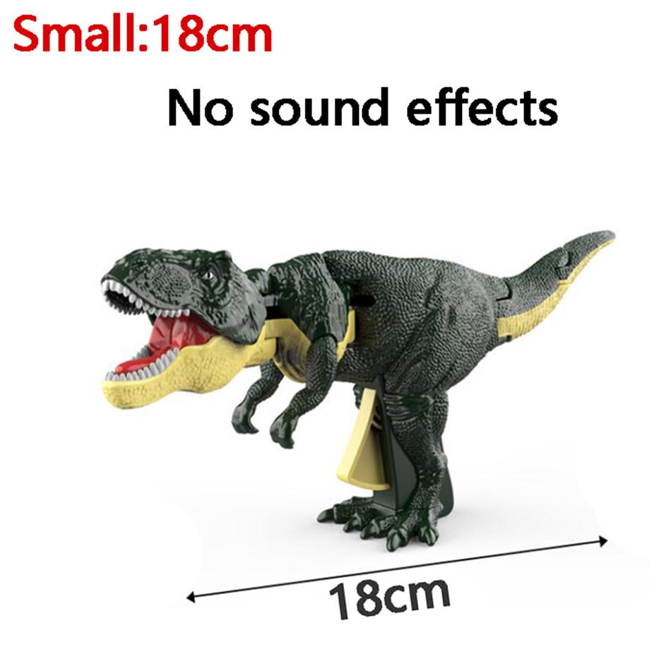 Качающийся Динозавр Ти-рекс Игрушки Без батареек Без звука Креативная Телескопическая Пружина Дино Непоседа Рождественские Подарки Детская Декомпрессия