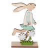 EASTER BUNNY WOODEN DECORATION FIGURE