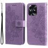Seven-petal Flowers Embossing Leather Phone Case