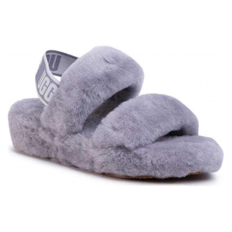 (WMNS) UGG Oh Yeah Sandals Gray Purple Women's 1107953-SAMT