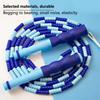 Скакалка Yousheng Beaded Jumping Rope Эргономичная удобная ручка Регулируемая гибкость Упражнение Физическое тестирование ПВХ Тренировочная скакалка для спорта