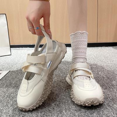 Мэри Джейн Баотоу Спортивные сандалии Полые на липучке Дышащие Повседневные Обувь для нравственного воспитания Обувь Форреста Гампа