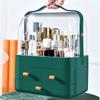 Trendy Dustproof Drawer-style Cosmetic Storage Box Desktop Organizer Skincare Products Comb Tabletop Makeup Holder Rack