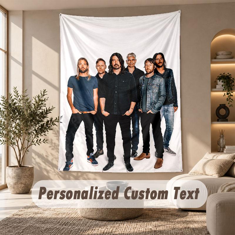 Wall Hanging Tapestry Art Cloth Bedroom Room Background DecorFoo Fighters