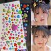 Colorful 3D Face Jewelry Stickers Mixed Eyeliner  Decals Disposable Tattoo Stickers  Party
