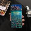 Turquoise Stone Flora Peacock Feather Case For Xiaomi 13 14 15 Ultra 11T 12T 13T 14T Pro POCO X7 Pro X3 X5 X6 F5 F6 M6 Pro Cover