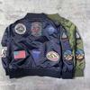 Badge Patch Children's Casual Flight Jacket - Spring & Autumn Versatile Style