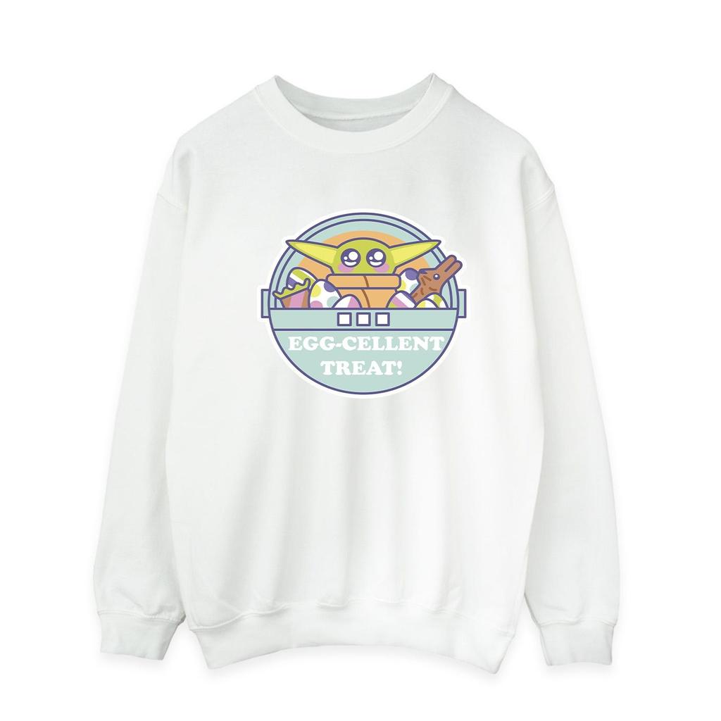 Star Wars Mens The Mandalorian Eggcellent Easter Sweatshirt