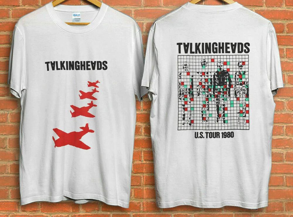TALKING HEADS 1980 REMAIN IN LIGHT ТУР ПО США ФУТБОЛКА Унисекс Футболка