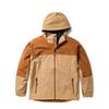 Timberland Color Block Windbreaker Lightweight Hooded Jacket Outdoor Hiking Waterproof Unisex Jacket Medium-Brown A5Z3Y-K43