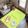 Bluey's Colorful Pals Carpet Suitable for Foyer Playrooms Dining Room Study room Antislip Carpet Office home decor Gift for Festivals