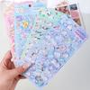 Cute Cartoon Bird Stickers 3D Relief Crystal Self-Adhesive Sticker Laptop Phone Case Scrapbooking Decals DIY Stationery