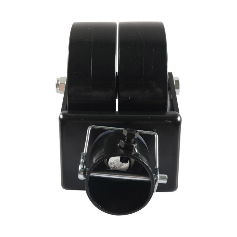 Universal 6 Inch Rotates Caster Wheel Double Wheel Rotates Casters Simple Installation Suitable for Most Trailer Jacks