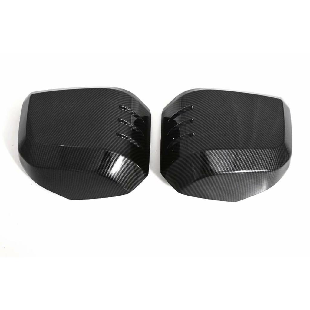 Pararect Hiace Door Mirror and Side Mirror Covers and 8th Left and Right Set Easy Installation with Carbon Fiber Look (200 Series, 6th, 7th,