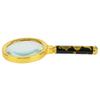 Portable 10x High-Definition Handheld Magnifier with Dragon Pattern Handle - Perfect for Elderly Retro Reading