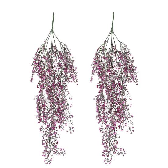 Искусственные подвесные цветы для улицы, устойчивые к ультрафиолетовому излучению, искусственные лозы с цветами, устойчивые к погодным условиям