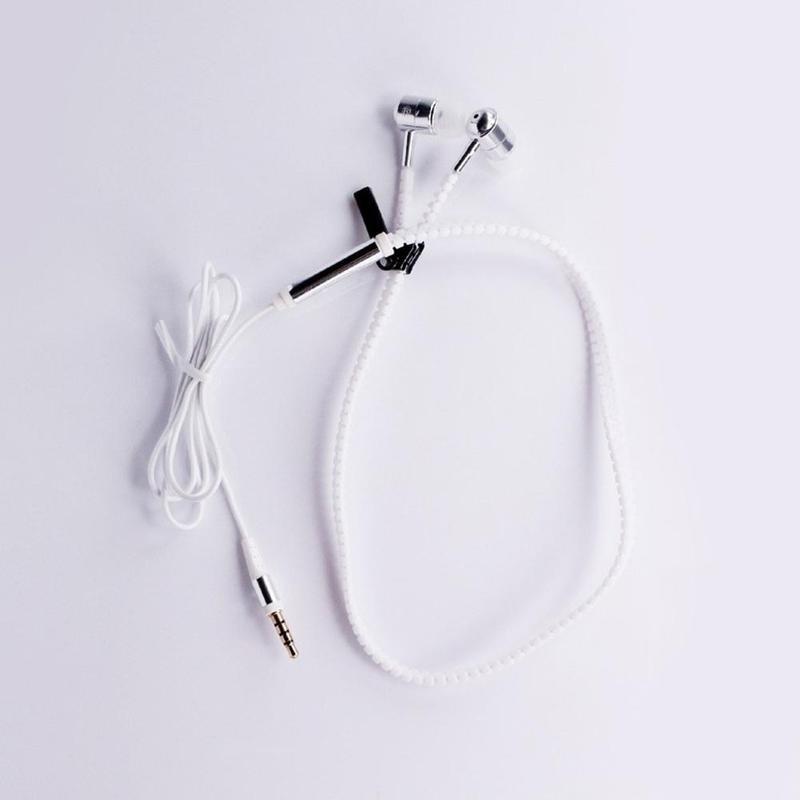 3,5 мм наушники-вкладыши на молнии СТЕРЕО наушники гарнитура + микрофон наушники крутые