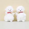 Soft Plush Sheep Keychain Lovable Fluffy Lamb Figurine With Pp Cotton Filling