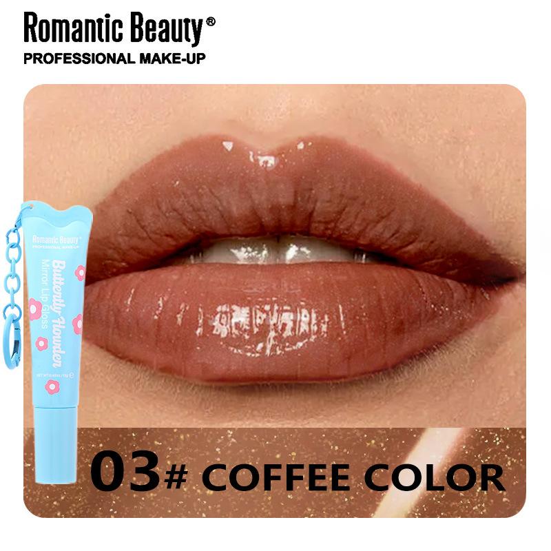 RMT Tinted Lip Glaze Moisturizing Lip Oil Mirror Watery Lip Glaze with Hook Lip Makeup