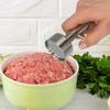 Кухонная ложка для фалафеля, форма для фрикаделек из нержавеющей стали, машина для приготовления фрикаделек с антипригарным покрытием, инструменты для прессования мяса, кухонные гаджеты