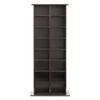 Media Storage Cabinet, 8-Tier DVD Shelf Organizer, 559 x 222 x 1295 mm Multimedia Storage Organizer for CDs, DVDs, Books and Games, CD Shelf for
