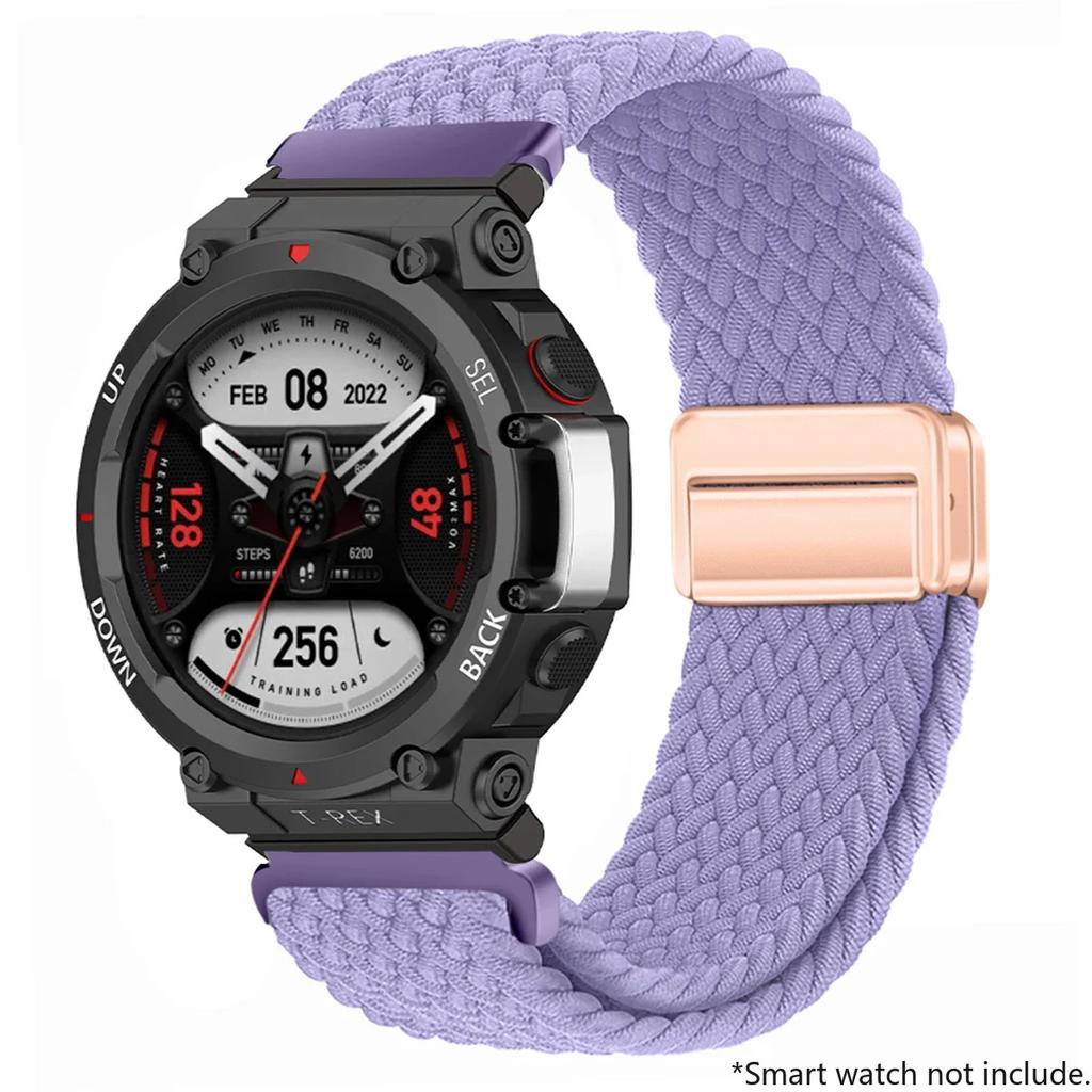Новый плетеный ремешок-петля для Huami Amazfit T-Rex 2 3, ремешок для умных часов, нейлоновые эластичные ремешки для Huami Amazfit T-Rex T RexPro Correa