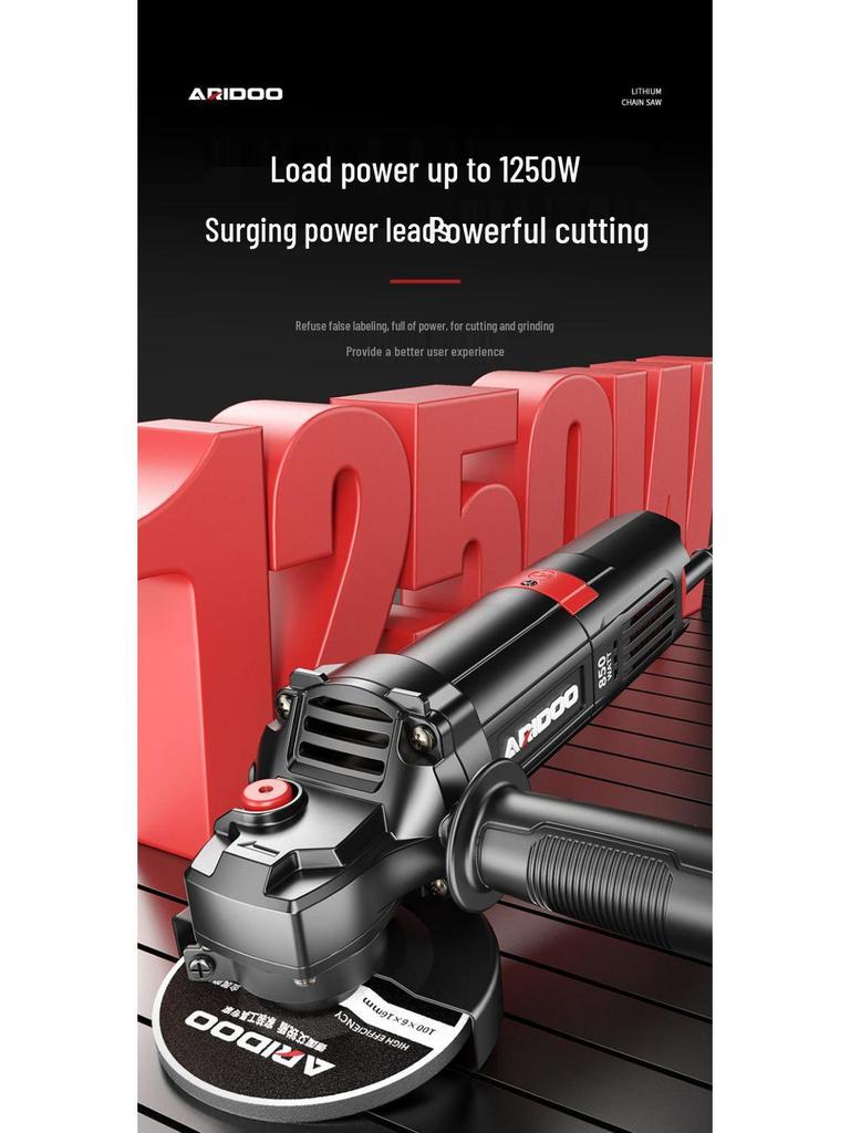 Многофункциональная угловая шлифмашина: Маленький бытовой полировальный и режущий инструмент