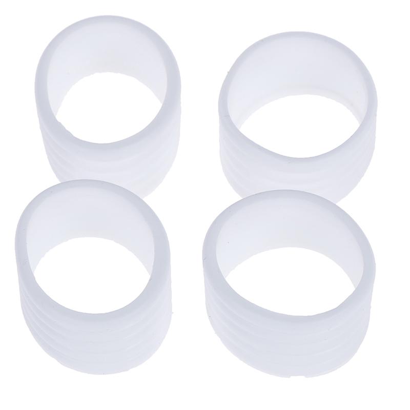 4 Pcs Tennis Racket Rubber Ring Grip Stretchable Stretchy Handle Rubber Ring