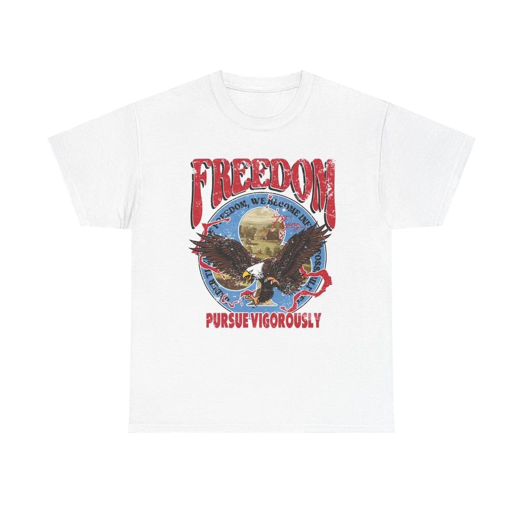 Men's and Women's T-shirts Freedom Purse Vigorously Graphic