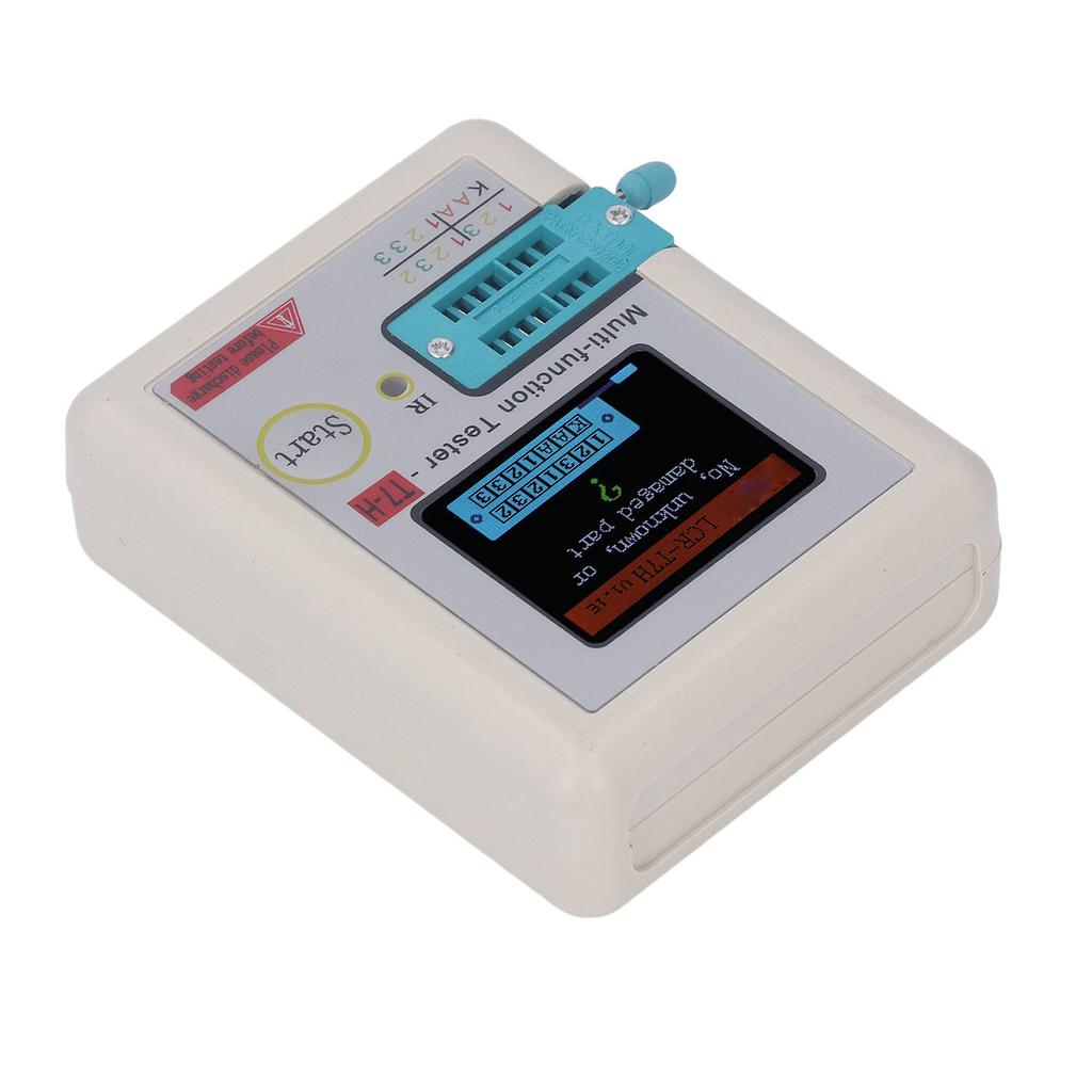 Transistor Meter High Accuracy LCD Display Automatic ESR Tester for Capacitors Resistors Triodes