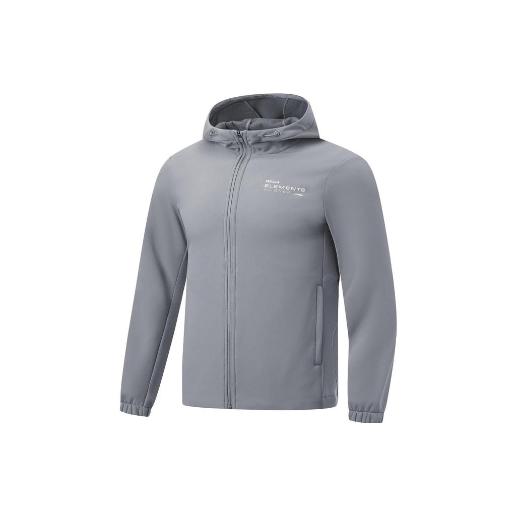 Мужская куртка серии Li Ning Fitness Цвет: Гранитный серый AFDT635-4