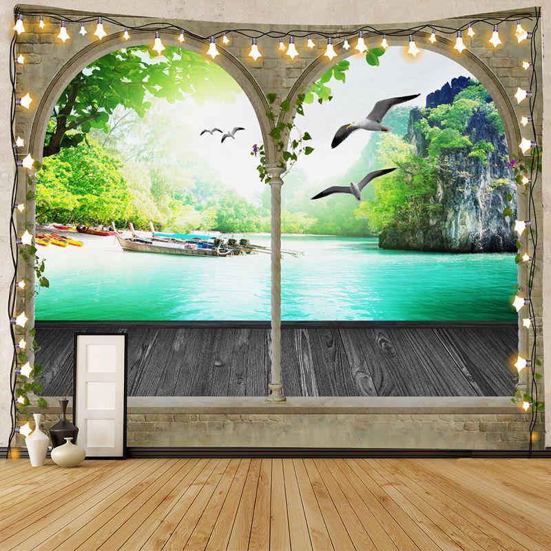 Гобелен в европейском стиле, подвесная ткань, настенное украшение, тканевый фон, тканевое покрытие для спальни, гостиной