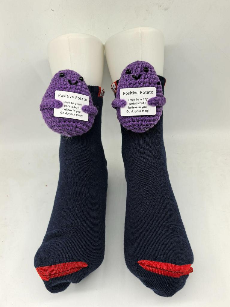 Уютные рождественские вязаные носки с животными - Теплые и милые для осени и зимы