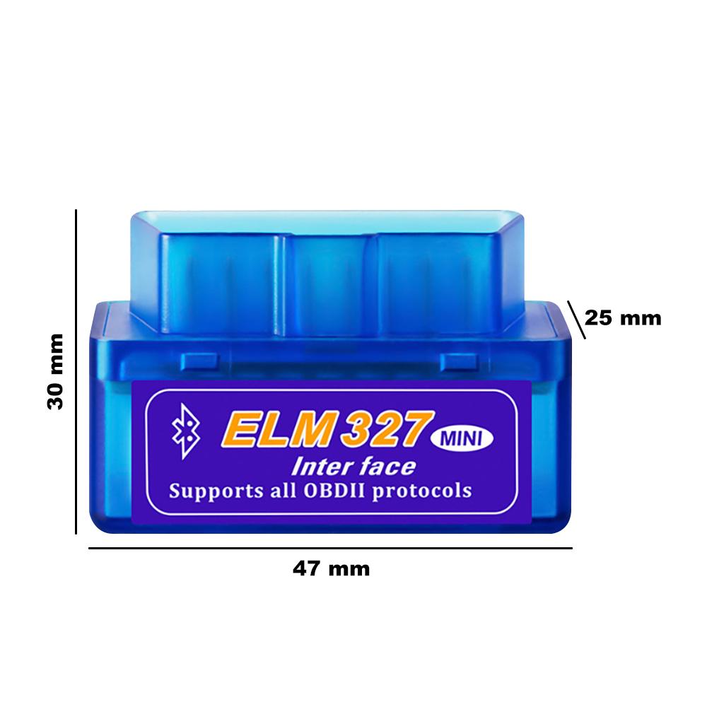 ELM327 Bluetooth V1.5 для Android Torque OBD 2 Интерфейс OBD2 Сканер Протоколы OBDII Считыватель кодов Проблемы диагностики автомобиля