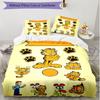 3pcs Duvet Cover Set (1*Duvet Cover + 2*Pillowcase, Without Core), Garfield Print Soft All‑Season Bedding Set, Home Bedroom Decor Gift