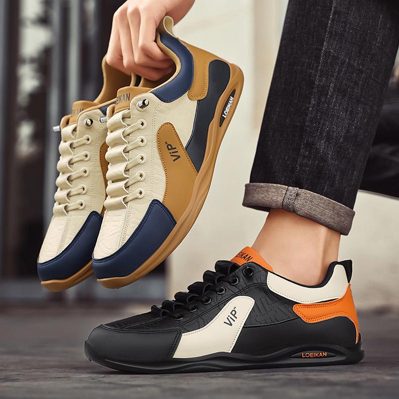 Мужская обувь Весна Новый Большой 48 Импортная Торговля Модный Тренд Отдых Мягкая Подошва Уличный Спортивный Бордовый Обувь