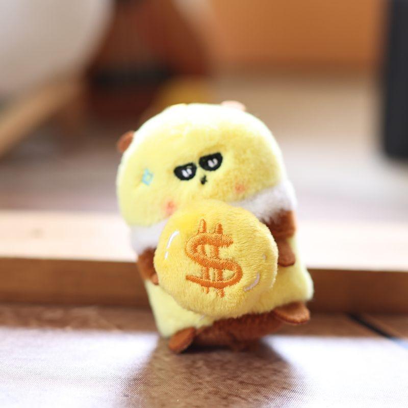 Plush Bee Adorable Keychain Toy Animal Stuffed Doll Bag Pendant Decoration Gift