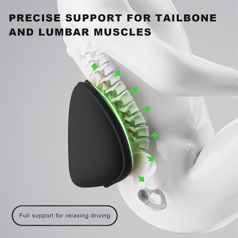 Car Interior Accessories Memory Foam Car Seat Pillow Lumbar Support Breathable Back Protector for Office Chairs Pillow