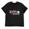 Логотип Battle Cats Футболка свитшот синий архив аниме одежда черные футболки для мужчин