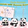Cute DIY Cartoon Panda Acrylic Keychain Pendant Gift for Students
