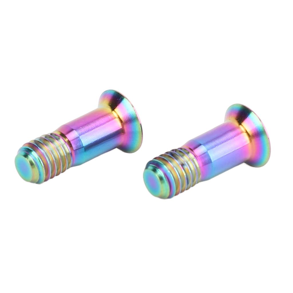 2 шт. велосипедный подшипник шкив винты колеса титановый сплав плоская головка уменьшить пропуск цепи задний переключатель передач руч