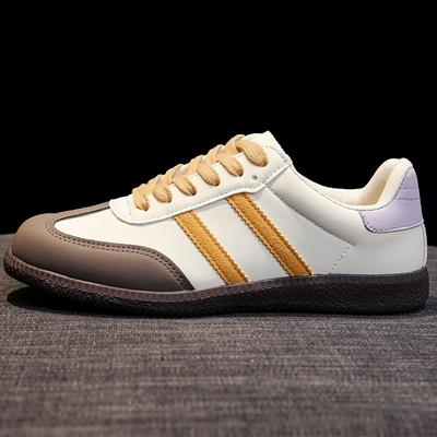 Женские лоферы, новинка 2024 года, трендовая толстая подошва, цвет, подходящий ко всем повседневным спортивным туфлям для доски