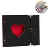 Photo Album To Design Yourself Scrapbook Album Black Pages Photo Book To Stick In Photo Albums Wedding, Christmas Valentine's Day Birthday Anniversary