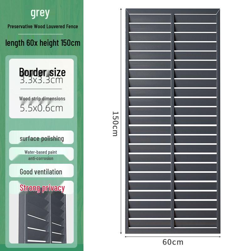 Outdoor Wooden Fence Lattice: Anti-Corrosion Courtyard Rail, Balcony Decor, Climbing Trellis Screen Partition.